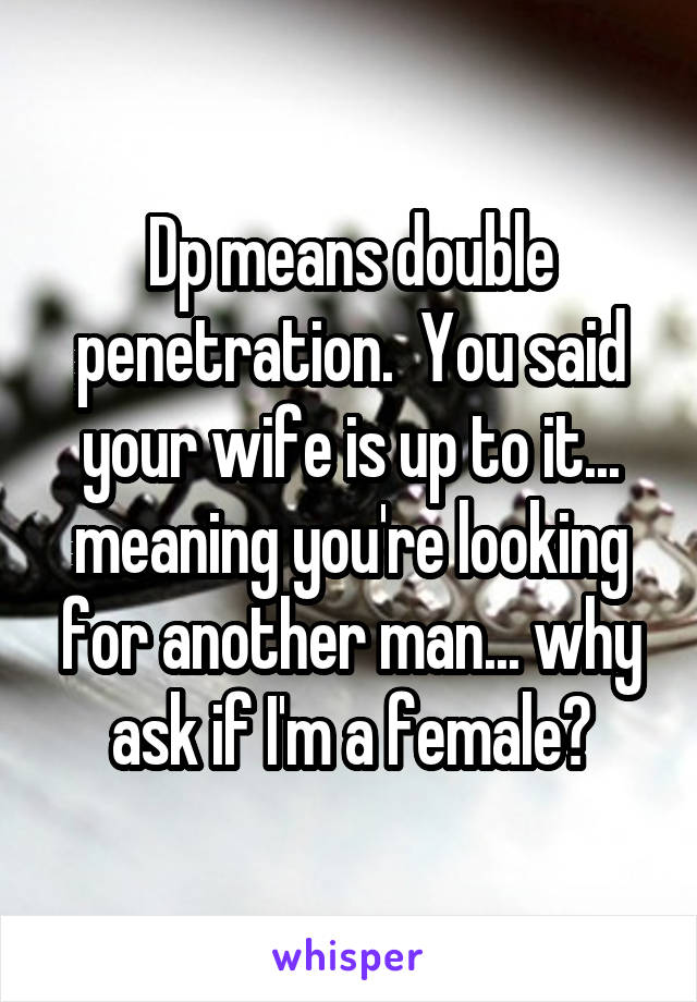 What Does Double Penetration Mean